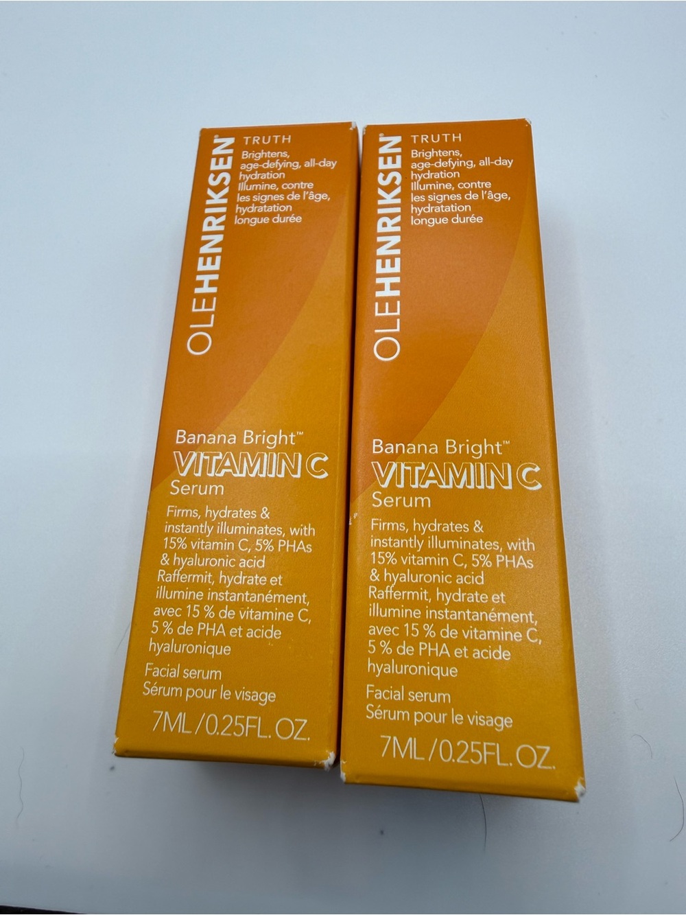 OleHenriksen banana bright vitamin C serum x 2- 7ml each‎ NIB